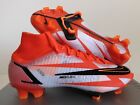 NIKE MERCURIAL SUPERFLY 8 ELITE CR7 FG CHILE RED-BLK-GHOST SZ 12 [DB2858-600]