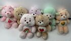 VINTAGE 1980's KENNER CARE BEARS PLUSH:LOT OF 7 Cheer, Champ, Friend & Cousins