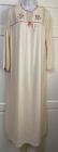 Vintage Light Peach Long Sleeve Nylon w/ Lace Long Nightgown Women's X-Large 44