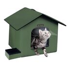 Outdoor Cat House, Feral Cat House Insulated with Mat S 14