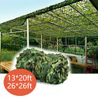 13-26ft Camping Camouflage Netting Military Camo Sunshade Mesh Hunting Car Cover