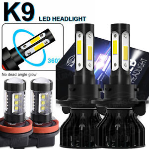 For Chevrolet Cruze 2011-2015 Combo LED Headlight High/Low+Fog Light White Bulbs (For: 2015 Cruze)