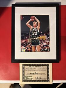 Larry Bird signed autographed photo All Star Sportscards Authenticated.