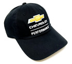 CHEVROLET PERFORMANCE CHEVY BOWTIE LOGO BLACK ADJUSTABLE CURVED BILL SLOUCH HAT