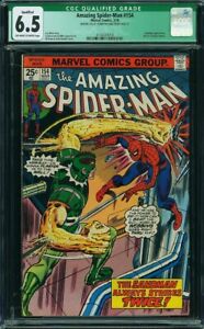 Amazing Spider-Man #154 (1976) CGC 6.5 Qualified Grade!! See notes
