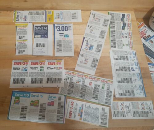 GROCERY DRUG STORE COUPONS BULK HEALTH & BEAUTY AIDS  DATED SAVE LOTS!!!!