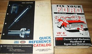 1958 1959 1960 1961 1962 1963 FORD PARTS & Repair Falcon Galaxie Fairlane 2 vol!