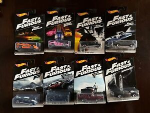 2016 Hot Wheels Fast And Furious Complete Set Of 8
