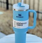 Stanley 40 oz. Quencher H2.0 Flow State Tumbler with Lid ,Straw (Pool Blue)New