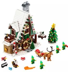 LEGO Icons:  Christmas Elf Club House (10275) Retired - New In Box (Box Damage)
