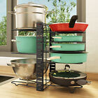8 Tiers Pot Organizer Rack Cabinet Storage Lid Holder Home Kitchen Pan Holder