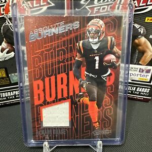 New Listing2023 Absolute Football Burners Jersey Patch Ja'Marr Chase #AB-11 - Bengals