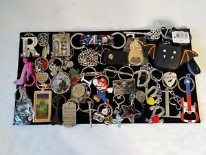 New Listing vintage keychain lot of 25 ---- 90s to present. 