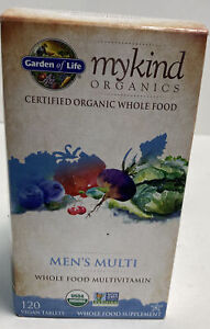 MyKind Organics Men's Multi vitamin 120 Vegan Tablets Garden#7654