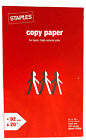 Staples Copy Paper Legal Size 92 Bright 20 lb 500 Sheets One Ream #127035 NEW