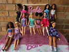 Lot Dressed Barbie Dolls 11 Dolls Mix Body Shapes & Hair Color