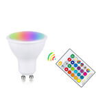 10W GU10 RGB LED SMD Bulbs Spot Light 16 Colour Remote Control Dimmable Lamp