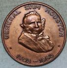 General Sam Houston 1793-1863 San Jacinto Museum and Monument Texas Medal