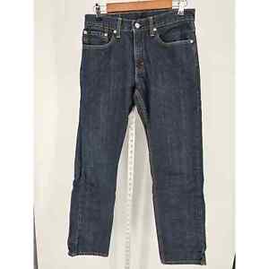 Levis 514 Jeans Mens 32 Waist Slim Fit Straight Leg 32x30 Blue Denim Cotton