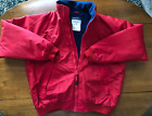 Vintage West Marine Red Jacket Fleece Lined XL Unisex