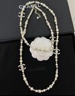 Chanel Coco Mark Pearl Star Long Necklace