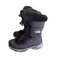 North Face Womens Boots Sz 7.5 Black Winter Snow Lace up