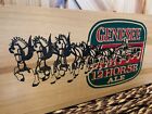 GENESEE 12 HORSE ALE WOOD VINTAGE BEER HOLDER CRATE CADDY ROCHESTER NY