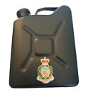ROYAL ARMY MEDICAL CORPS DELUXE JERRY CAN HIP FLASK WITH GOLD PLATED BADGE