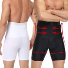 Mens Compression High Waist Boxer Shorts Girdle Pants Body Shaper Tummy Control
