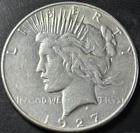 New Listing1927-S $1 Peace Silver Dollar. Nice AU Details, Cleaned