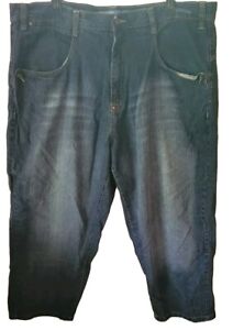 Southpole Jeans Men's 42/32  Vintage Straight Leg Cotton w/Embroid.Back Pockets