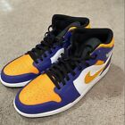 Air Jordan Lakers shoes size US 13 - Used ONLY 2 times LOOKS NEW!!!
