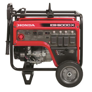 Honda 664310 EB5000X3 120/240V 5000W 6.2 gal Portable Generator w/ Co-Minder New