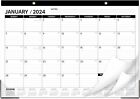 Calendario De Escritorio 2023-2024 - Calendario De Escritorio Grande De 18 Me...
