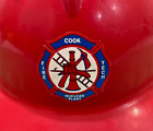 Vintage Bullard 303 Full Brim Hard Hat in Red, Cook Nuclear Plant, Bridgeman, MI