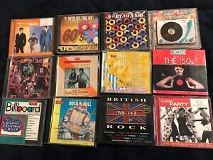 CD Lot #7 -Misc 50's/60's Rock Compilation CD's. Choose Your Own! Updated 4/17