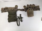 WW1/WW2 US Ammo Pouch Belt w/ Canteen Cup And Carrier Grenade Pouch M1 Garand