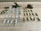 1/72 Lot Of Giant WWII Soldiers With Vehicles