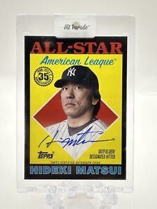 New Listing2023 Topps Series 2 Hideki Matsui 25/50  #88ASA-HM  1988 Topps All-Star Auto