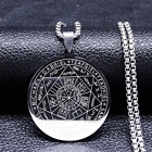 7 Archangels Chain Silver Gold Necklace Pendant Charm Sacred Geometry Spiritual