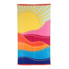 Better Homes & Gardens Oversized Cotton Sunset Beach Towel, 38” x 70