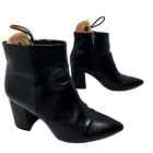 Circus by Sam Edelman HARLEY Ankle Boots Womens size 8M Black Pointed Toe Heels