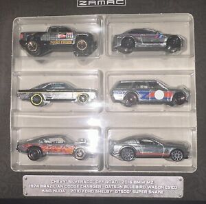 Hot Wheels Zamac Box Set of 6 Toy Cars, 1:64 Scale
