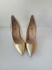Katy Perry Suzzie Gold Chain Link Silver High Heels Womens Sz 9