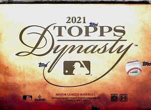 2021 Topps Dynasty Baseball Sealed Hobby Box