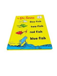 ONE FISH TWO FISH RED FISH BLUE FISH by Dr. Seuss (Hardcover 1986) Random House