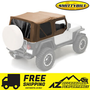 Smittybilt Soft Top w/ Half Door Skins for 1988-1995 Jeep Wrangler YJ (For: Jeep)