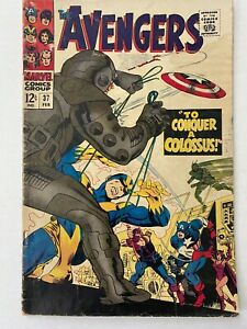 AVENGERS #37: To Conquer A Colossus 1967 HERCULES IXAR APPEARANCES Marvel Comics