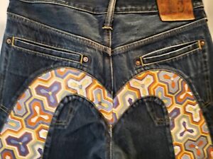 EVISU Jeans Mens Size 32 X34 Vintage175/80A