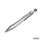 9/12/16 Inch Stainless Steel BBQ Tongs - Non-Slip Handle Food Clamp Kitchen Tool